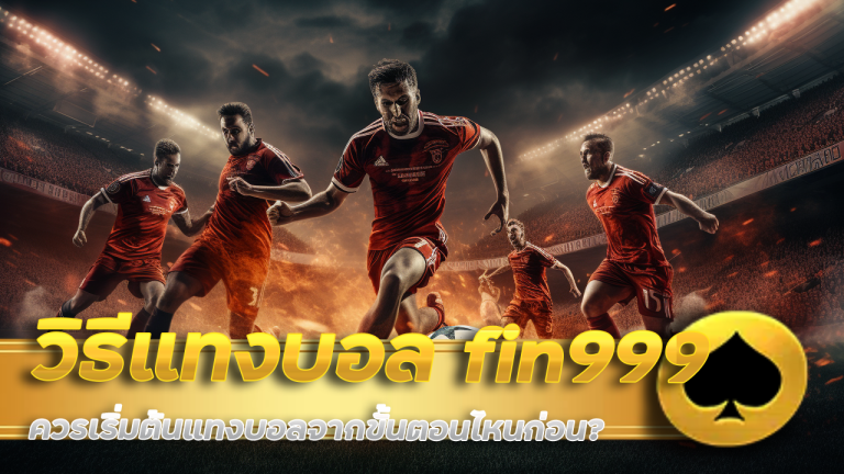 วิธีแทงบอล fin999 มือใหม่